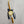 greek easter candle with navy ribbon