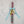 Easter Candle with Gold Olive Wreath/Cross and Prayer Beads