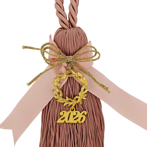 Gouria - Greek Good Luck Charm with Gold Wreath & Tassle