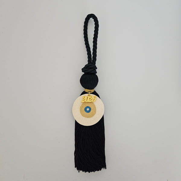Gouria - Greek Good Luck Charm with Ceramic Eye