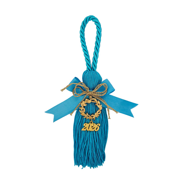 Gouria - Greek Good Luck Charm with Gold Wreath & Tassle