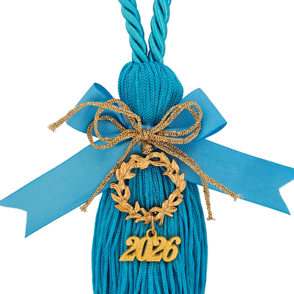 Gouria - Greek Good Luck Charm with Gold Wreath & Tassle